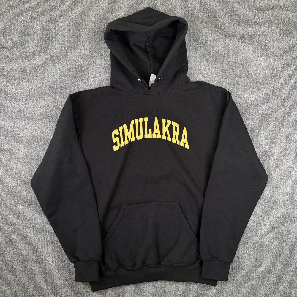 Simulakra Hoodie Mens M Black Hardcore Band Daze Records